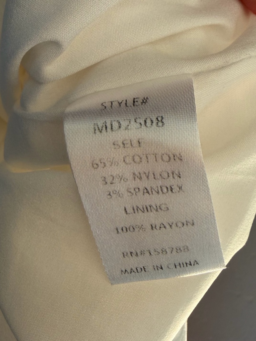 Mable White Mini Dress - Picture 4 of 8